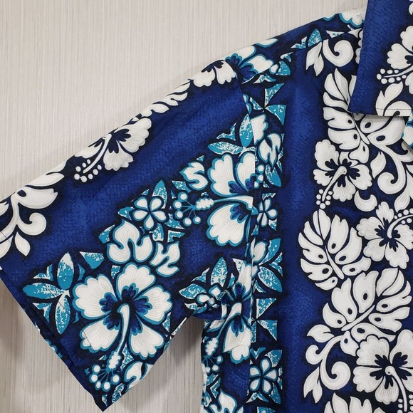 Pride of Hawaii vintage short sleeve Hawaiian print button up shirt - Picture 5 of 6